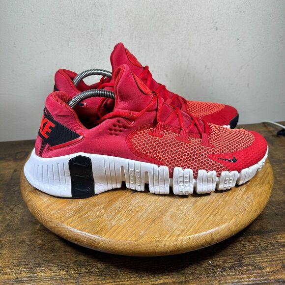 Nike Free Metcon 4 University Red Gym Crossfit CT3886-600 Shoe Men's Size 12 - Picture 1 of 9